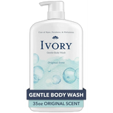 Ivory Mild and Gentle Body Wash, Original Scent, 35 fl oz (Pack of 4)