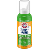 Arm & Hammer Simply Saline Adult Nasal Mist Allergy & Sinus Relief 4.6 Oz (Pack of 24)