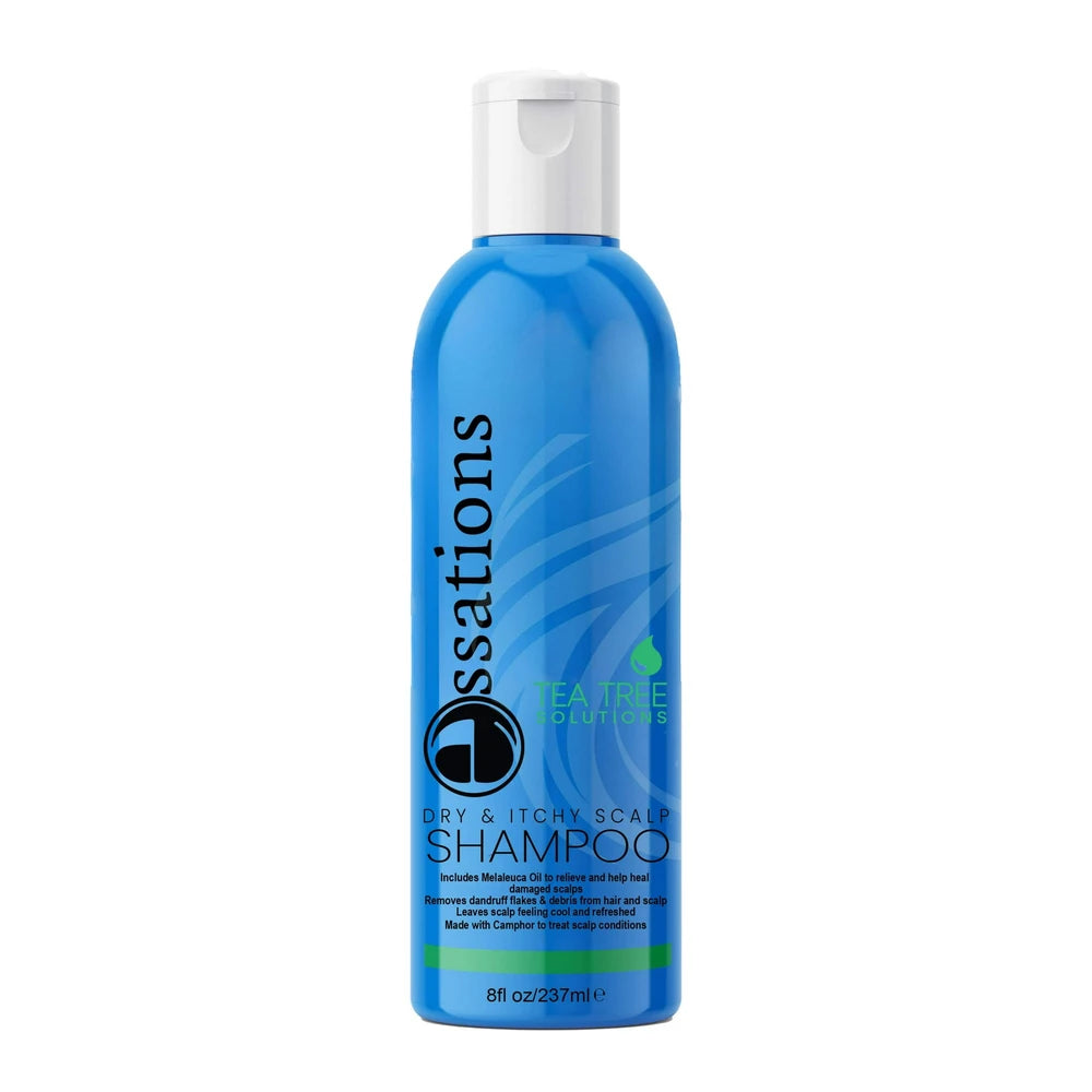 Tea Tree Solutions Dry Itchy Scalp Shampoo by Essations 8 Oz (Pack of 24)