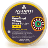 Unrefined African Soft & Creamy Yellow Shea Butter - 15 oz. 15 Oz (Pack of 6)