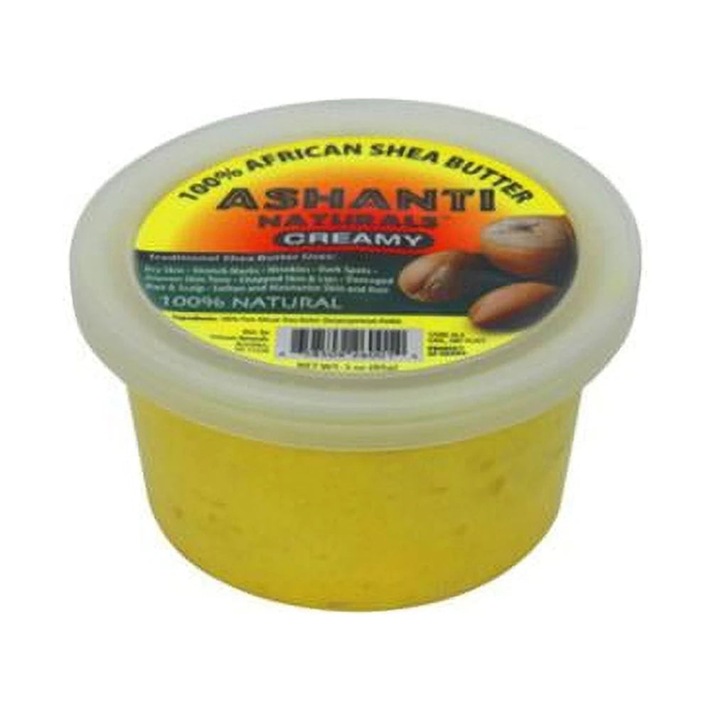 Unrefined African Soft & Creamy Yellow Shea Butter - 3oz. 3 Oz (Pack of 24)