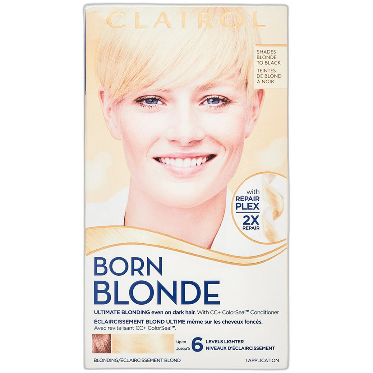 Clairol Nice & Easy Born Blonde Ultimate Blonding Bleach Blonde Hair Color 6.26Oz (Pack of 12)