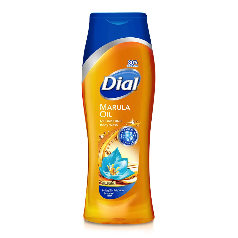 Dial Body Wash Miracle Oil Marula Oil Infused For Soft Skin 21Oz (Pack of 6)