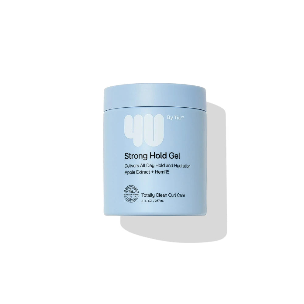 4U by Tia Strong Hold Hair Gel - 8 fl oz 8 Oz (Pack of 12)