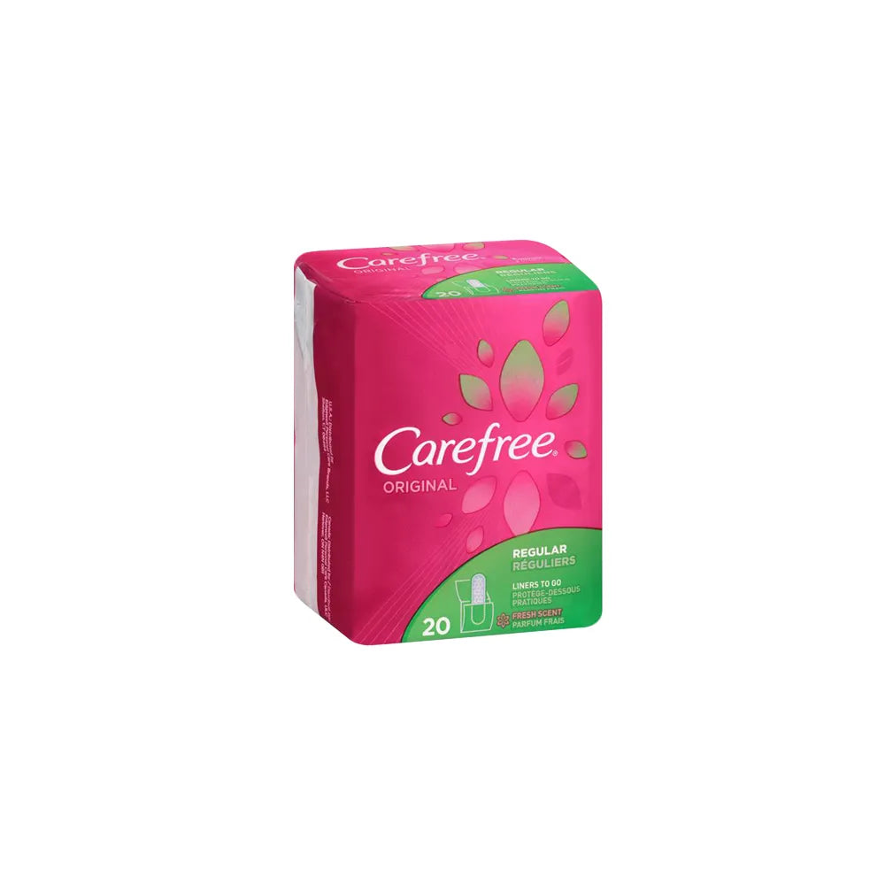 Carefree Original Regular Panty Liners Scented 1.06oz (Pack of 18)
