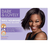 Dark and Lovely Triple Nourished Shine Enhancing  No-Lye Hair Relaxer  for All H nan (Pack of 6)