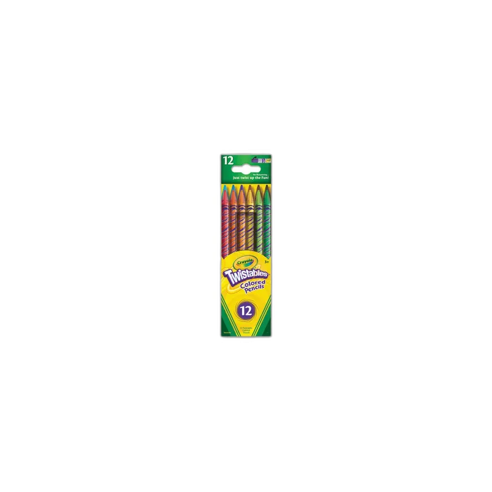 Crayola Twistables Colored Pencils-12/Pkg 0.352Oz (Pack Of 24)