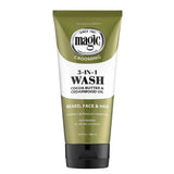 SoftSheen-Carson Magic Clean Products 3-in-1 Beard Wash with Almond Oil  6.8 fl 6.8 Fl. Oz (Pack of 24)