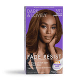 Dark and Lovely Fade Resist Permanet Hair Color  Unisex  391 Brown Cinnamon nan (Pack of 12)