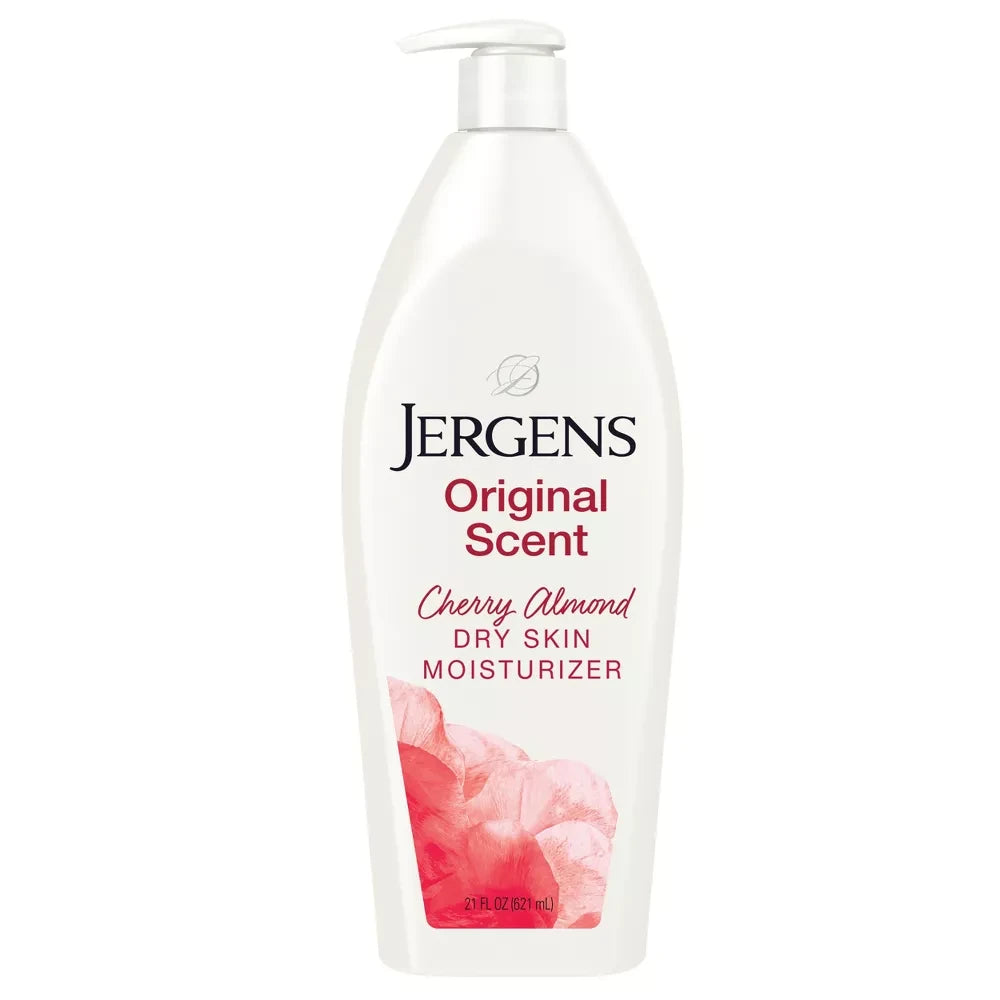 Jergens Original Scent with Cherry Almond Essence Dry Skin Moisturizer 21 Fl. Oz (Pack of 12)