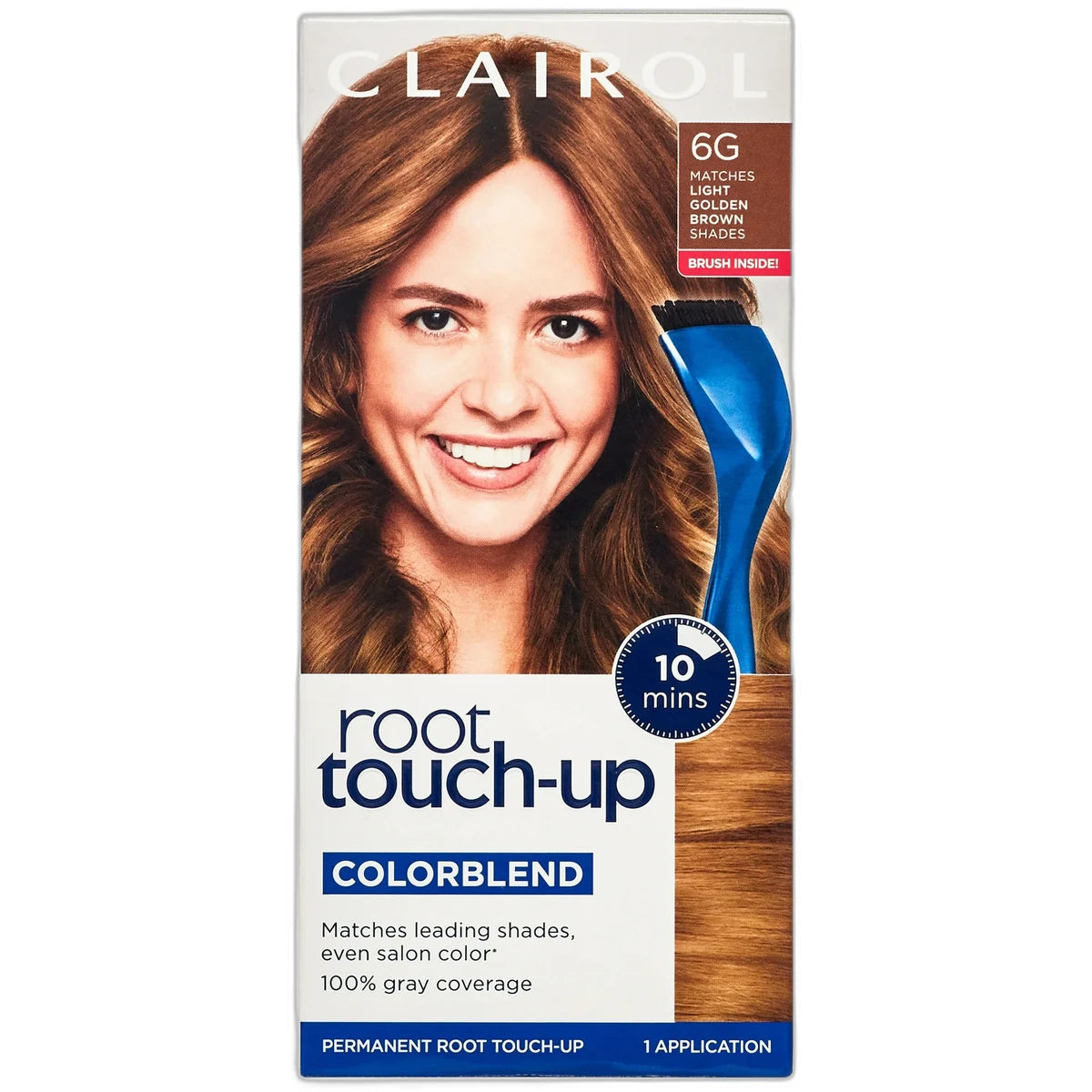 Clairol Nice & Easy Permanent Hair Color Root Touch Up Kit 6G Light Golden Brown 6.26Oz (Pack of 12)