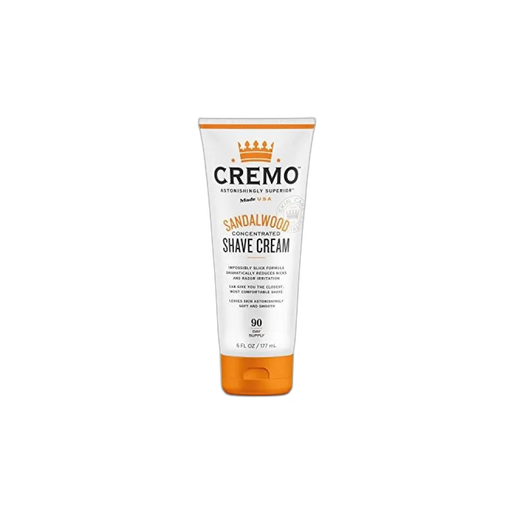 Cremo Sandalwood Shave Cream 6 oz (Pack of 12)