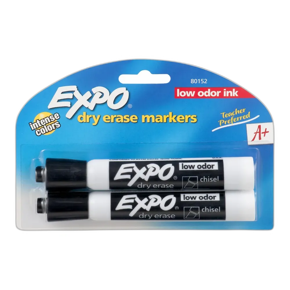 Expo Dry Erase Markers Chisel Tip 2 Each 1.28oz (Pack of 144)