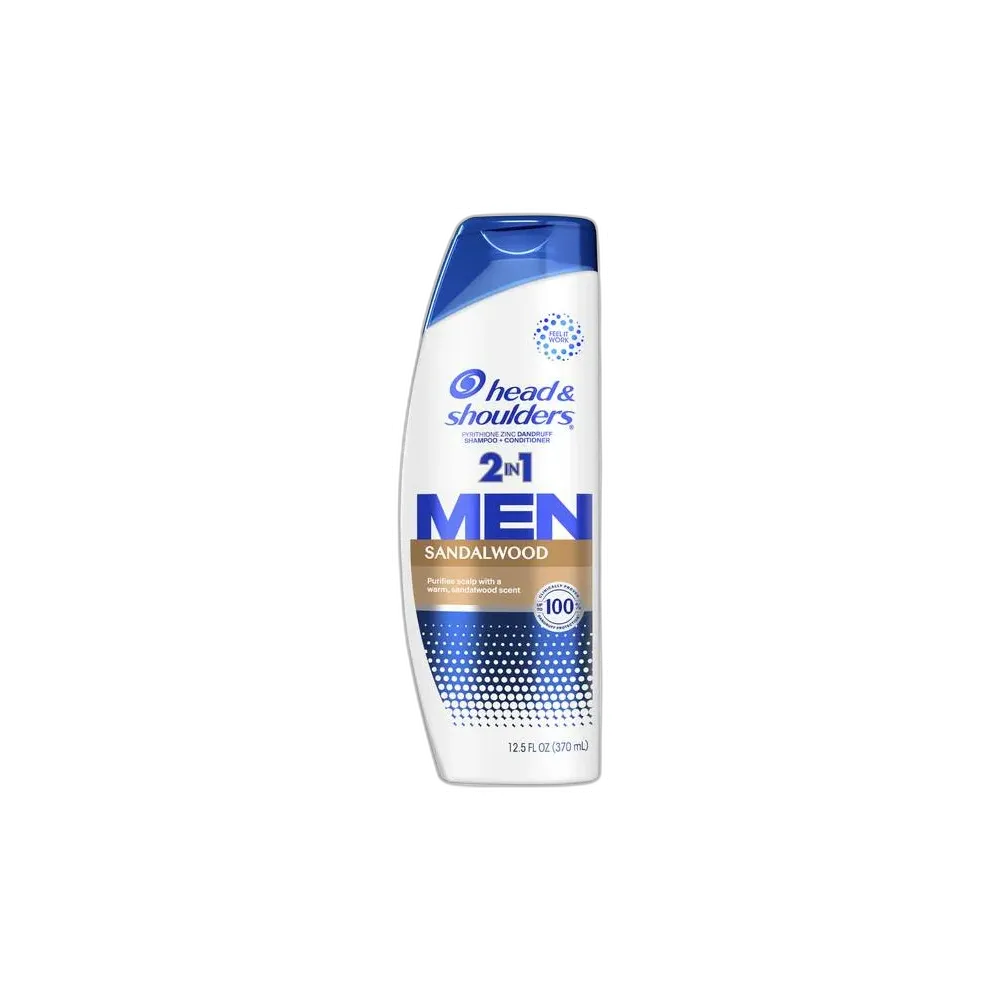 Head & Shoulders 2-in-1 Shampoo 12.5 oz Sandalwood (Pack of 6)