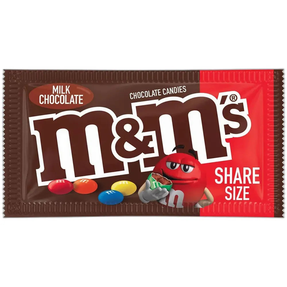 M And Ms King Size Milk Chocolate Candies 3.14Oz (Pack of 144)