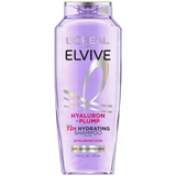 L'Oreal Paris Elvive Hyaluron Plump Hydrating Shampoo with Hyaluronic Acid 12.6 fl oz (Pack of 6)