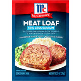 Mccormick Meat Loaf Seasoning Mix 30% Less Sodium 1.25Oz (Pack Of 12)