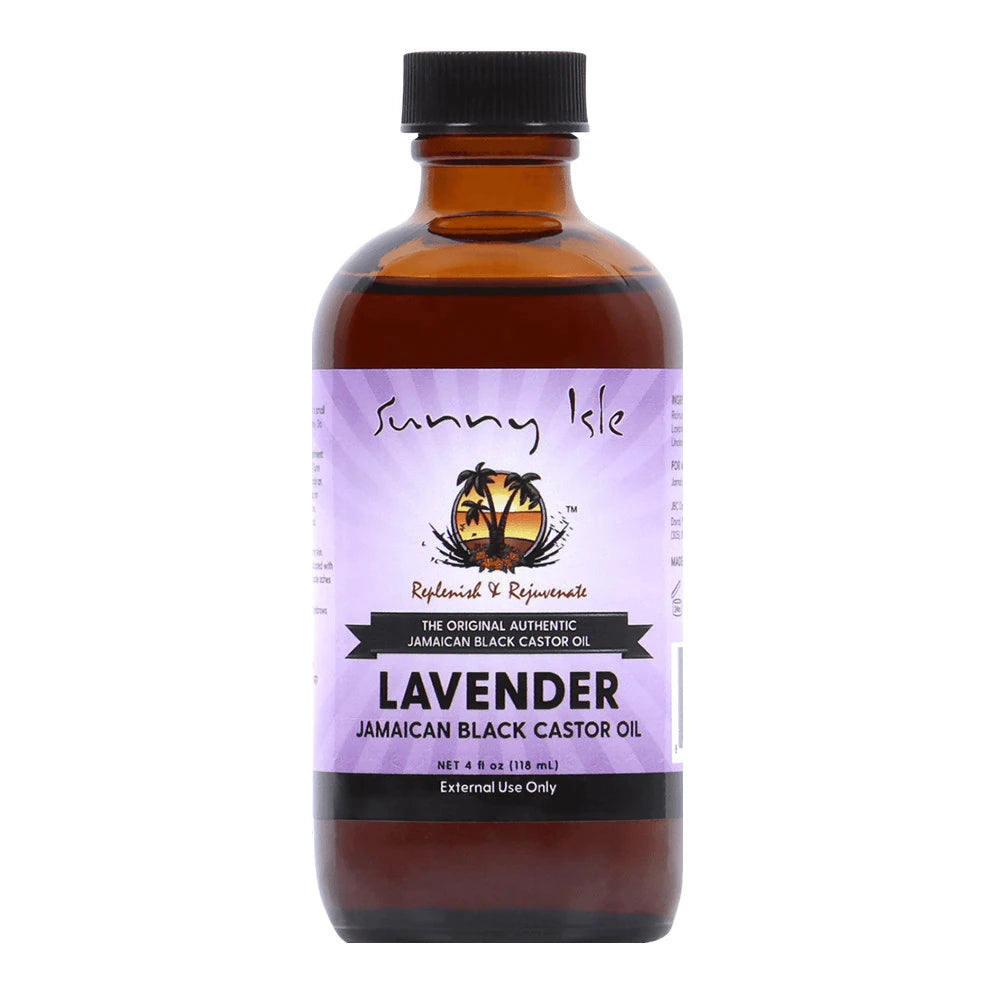 Sunny Isle Lavender Jamaican Black Castor Oil - 8 Fl. Oz (Pack of 6)