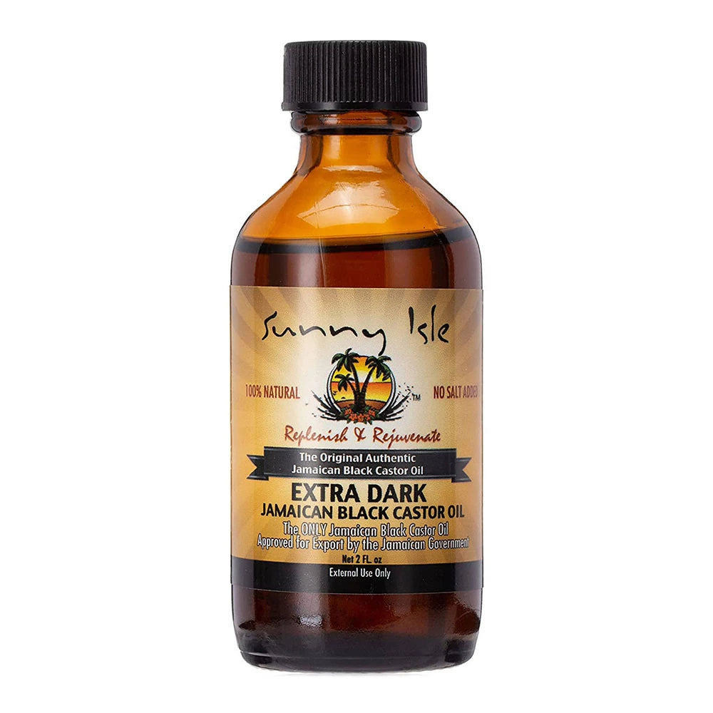 Sunny Isle Extra Dark Jamaican Black Castor Oil, Ounce (B071HVC282)  2 Fl. Oz(Pack of 6)