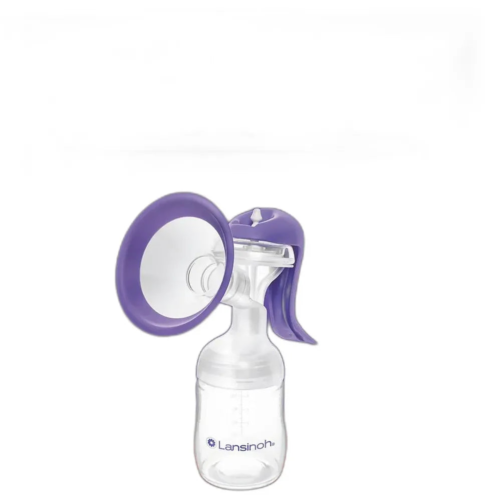 Lansinoh Manual Breast Pump Portable Hand Pump for Breastfeeding 12.8oz (Pack of 6)