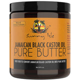 Sunny Isle Black Castor Oil Pure Butter (Original) 8oz (Pack of 6)