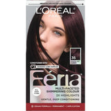 Loreal Feria Multi Faceted Shimmering Hair Color 36 Chocolate Cherry 71249230015 (Deep Burgundy Brown)1 Ea (Pack of 12)