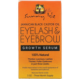 Sunny Isle Jamaican Black Castor Oil Eyelash & Eyebrow Growth Serum 2 Oz (Pack of 6)