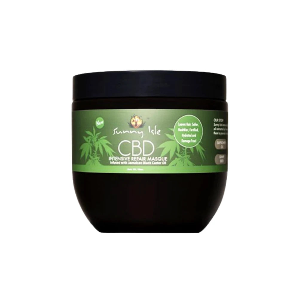Sunny Isle CBD Intensive Repair Masque ounce in Black 16 Oz (Pack of 6)