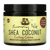Sunny Isle Shea Coconut Curling Cream with Jamaican Black Castor Oil Shiny Curl 16 Oz (Pack of 6)