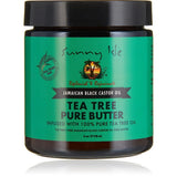 Sunny Isle Jamaican Black Castor Oil Pure Butter infused with Tea Tree Oil 4 Oz (Pack of 6)