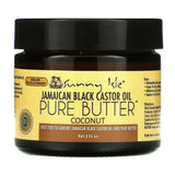 Sunny Isle Jamaican Black Castor Oil, Pure Butter, Coconut, 2 fl oz (Pack of 6)