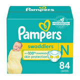 Pampers Swaddlers Newborn Diaper Size 0 66.4Oz (Pack of 1)