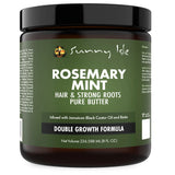 Sunny Isle Rosemary Mint Hair and Strong Roots Butter 8oz (Pack of 6)