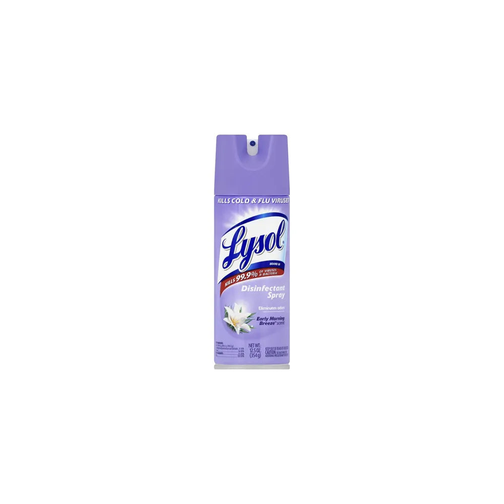 Lysol Disinfectant Spray Early Morning Breeze12.5Oz (Pack of 6)