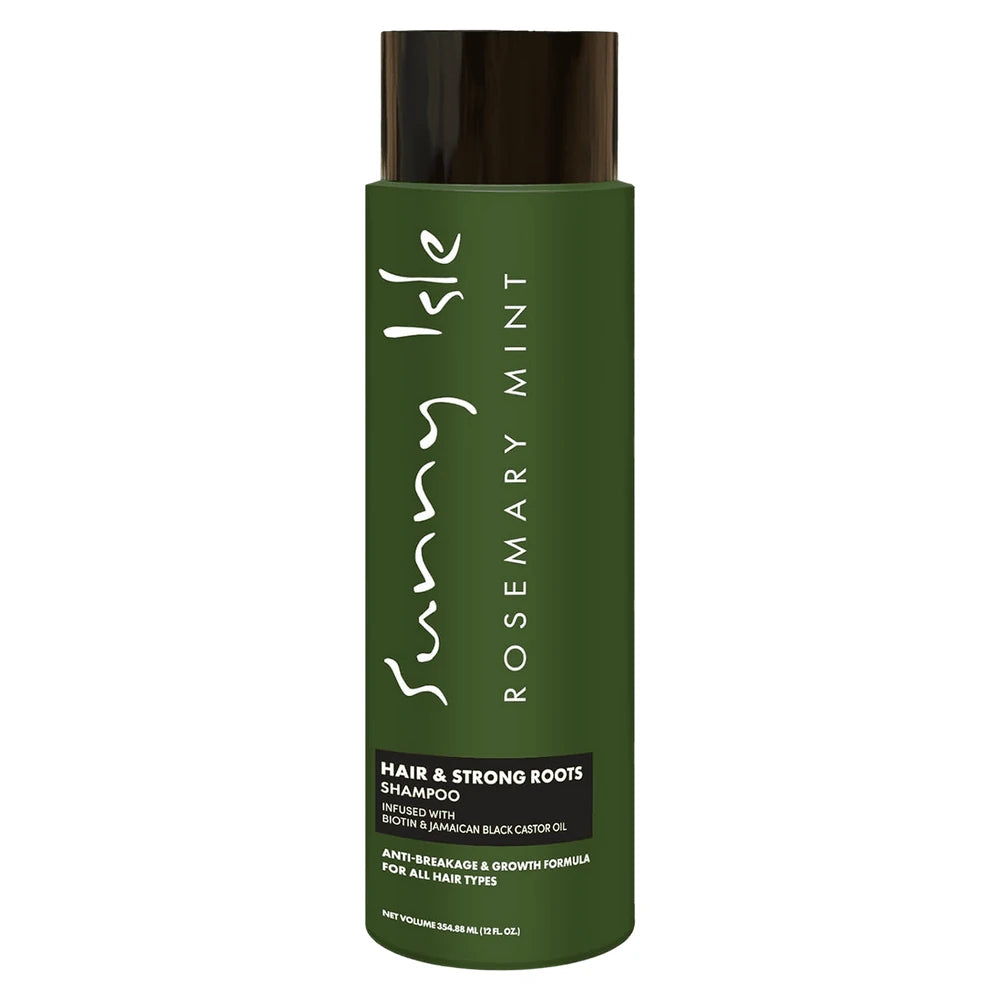 Sunny Isle Rosemary Mint Hair & Strong Roots Shampoo - 12 oz (Pack of 6)