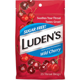Ludens Oral Demulcant Great Tasting Throat Drops Wild Cherry25 Drops 6.74oz (Pack of 12)