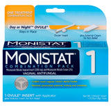 Monistat 1 Vaginal Antifungal Combination Pack Day Or Night 0.41Oz (Pack Of 12)