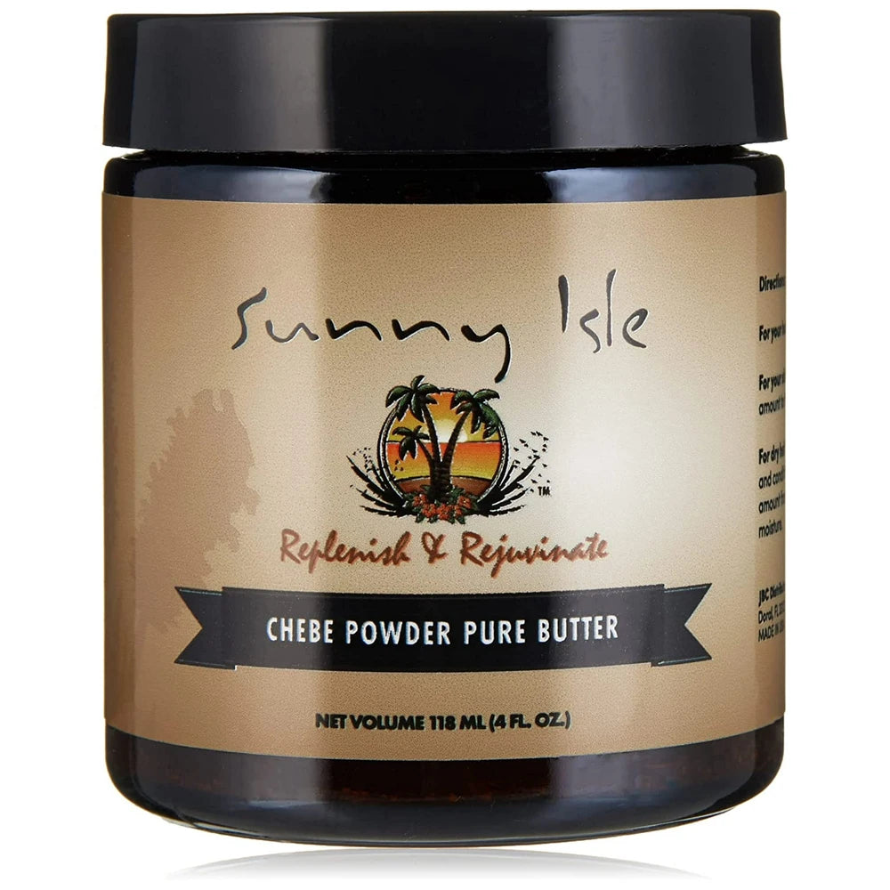Sunny Isle Jamaican Black Castor Oil Pure Butter with Chebe Powder 4oz (Pack of 6)
