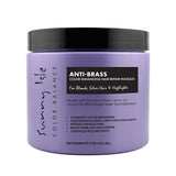 Sunny Isle Anti-Brass Color Enhancing Purple Hair Repair Masque 16oz (Pack of 6)