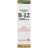 Natures Bounty Super Strength 5000 Mcg B-12 Sublingual Liquid2Oz (Pack of 24)