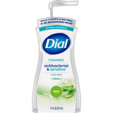 Dial Complete Clean And Gentle Antibacterial Foaming Hand Wash Aloe 1Oz (Pack Of 6)