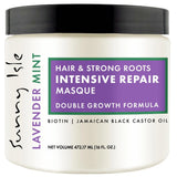 Sunny Isle Lavender Mint Hair and Strong Roots Intensive Repair Masque 16oz (Pack of 6)