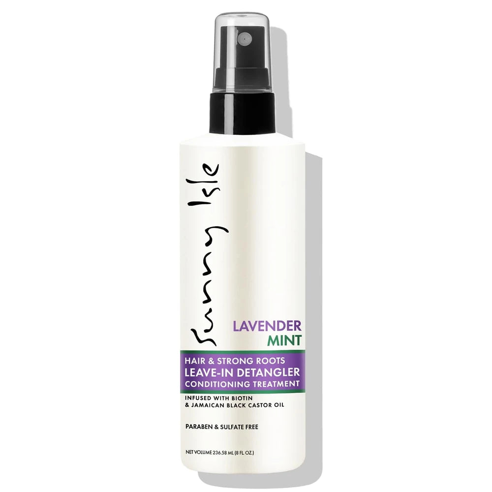 Sunny Isle Lavender Mint Leave-In Detangler Conditioning Treatment 8oz (Pack of 6)