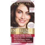 Loreal Excellence Triple Protection Hair Color Creme 5Ar Medium Maple Brown 8.11Oz (Pack of 12)