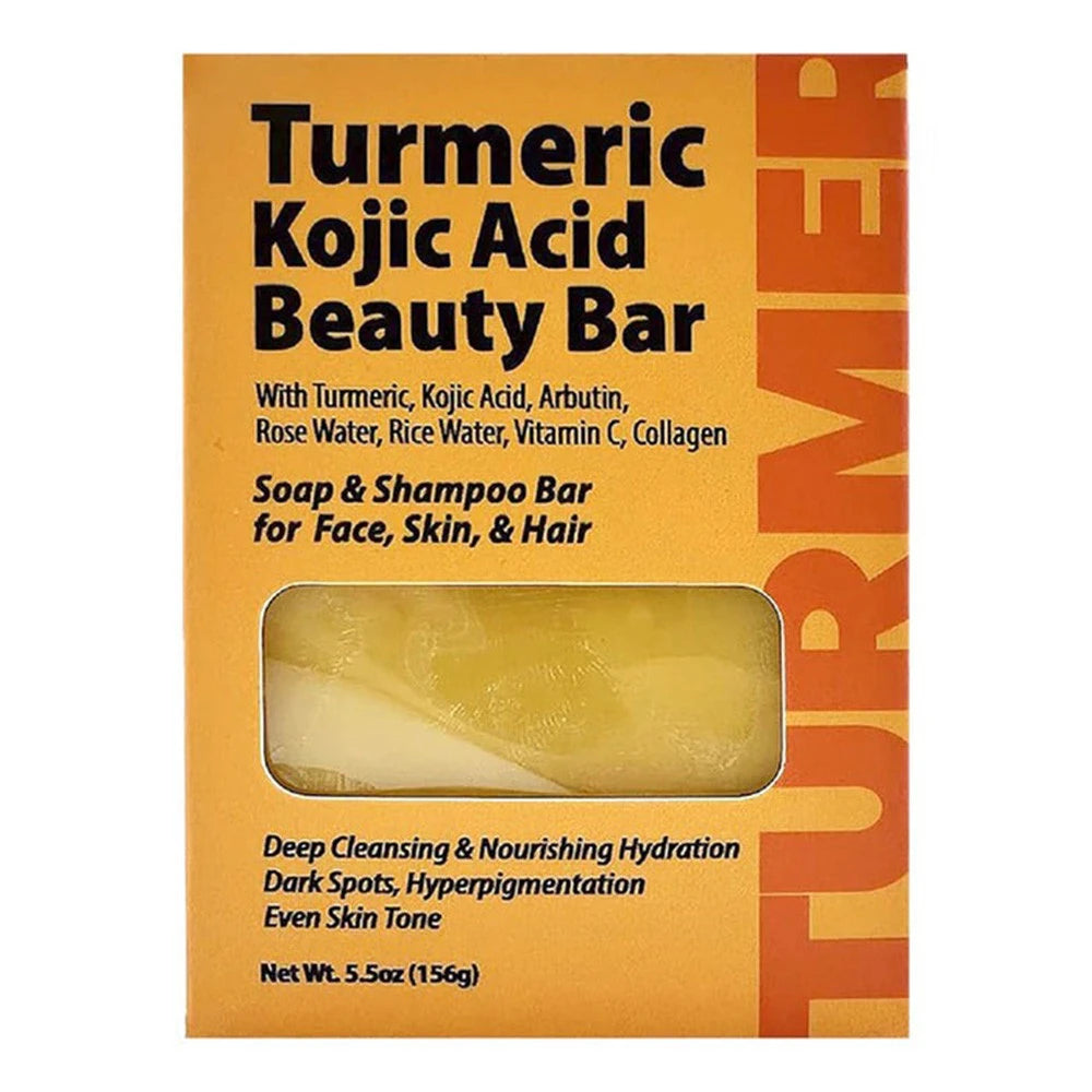 By Natures Turmeric Kojic Acid Beauty Bar 5.5 Oz (Pack of 24)