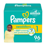 Pampers Swaddlers Active Newborn Baby Diapers 66.4Oz (Pack of 1)