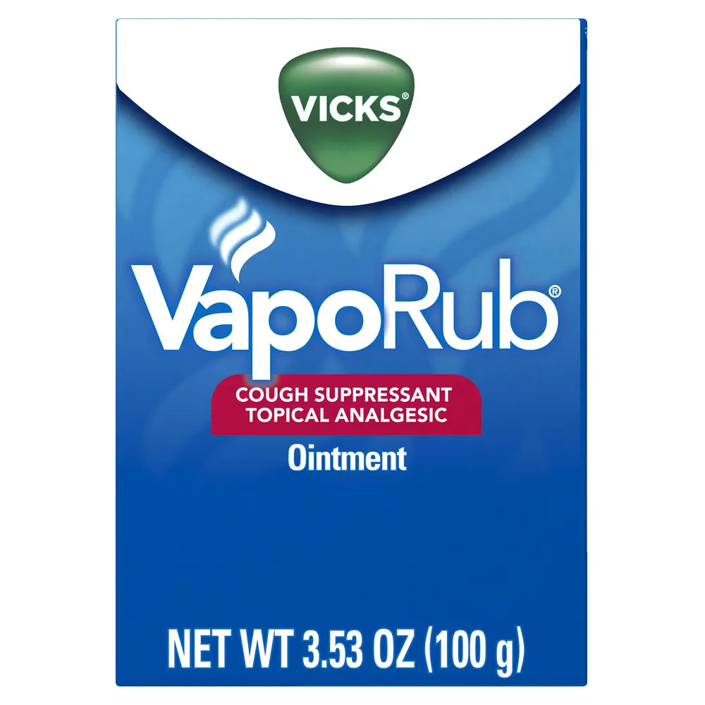 Vicks Vaporub Ointment 100 Gm 3.53Oz (Pack of 24)