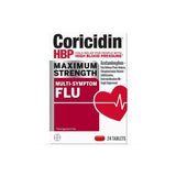 Coricidin HBP Maximum Strength Flu 24 Count 1.17oz (Pack of 24)