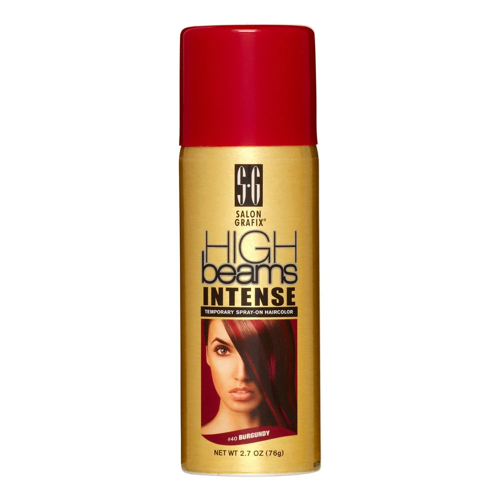 High Beams Intense Spray On Hair Color Burgundy 2.7 Oz (Pack of 6)