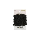 Scunci Mixed Knits Black Mini Twisters 5.76Oz (Pack of 48)